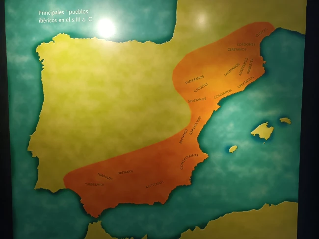 mapa de la españa en tiempos íberos